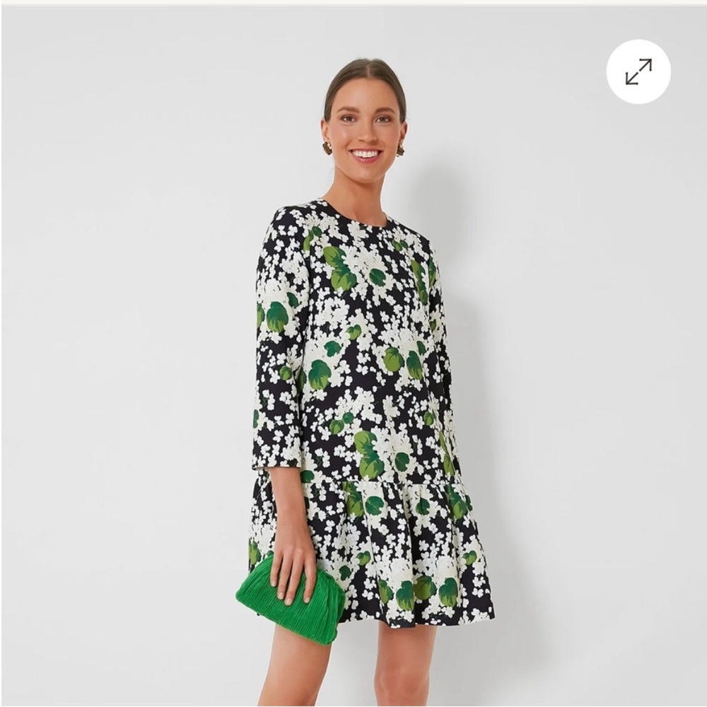 Tuckernuck Noir Hydrangea Blooms Pierce Dress Size M